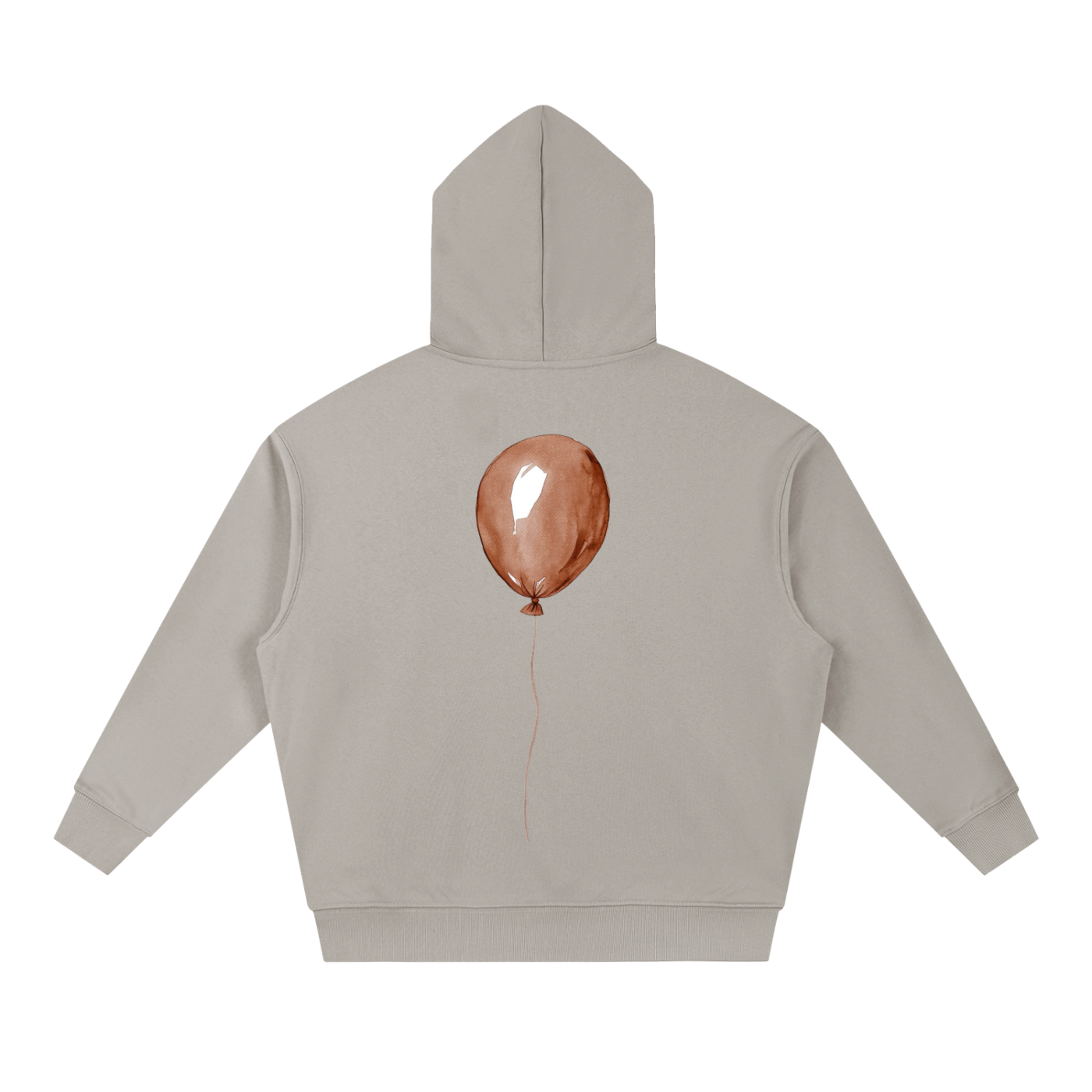 Red Balloon Boxy Hoodie