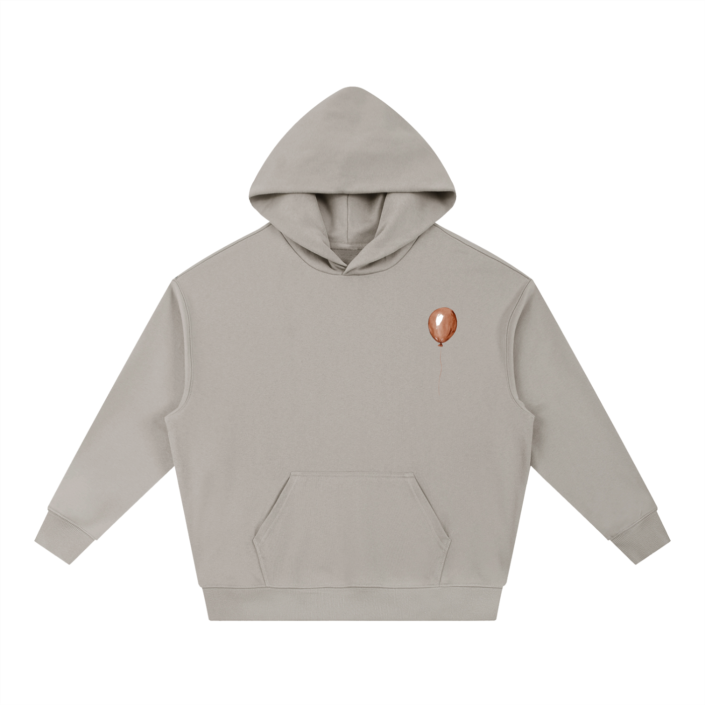 Red Balloon Boxy Hoodie