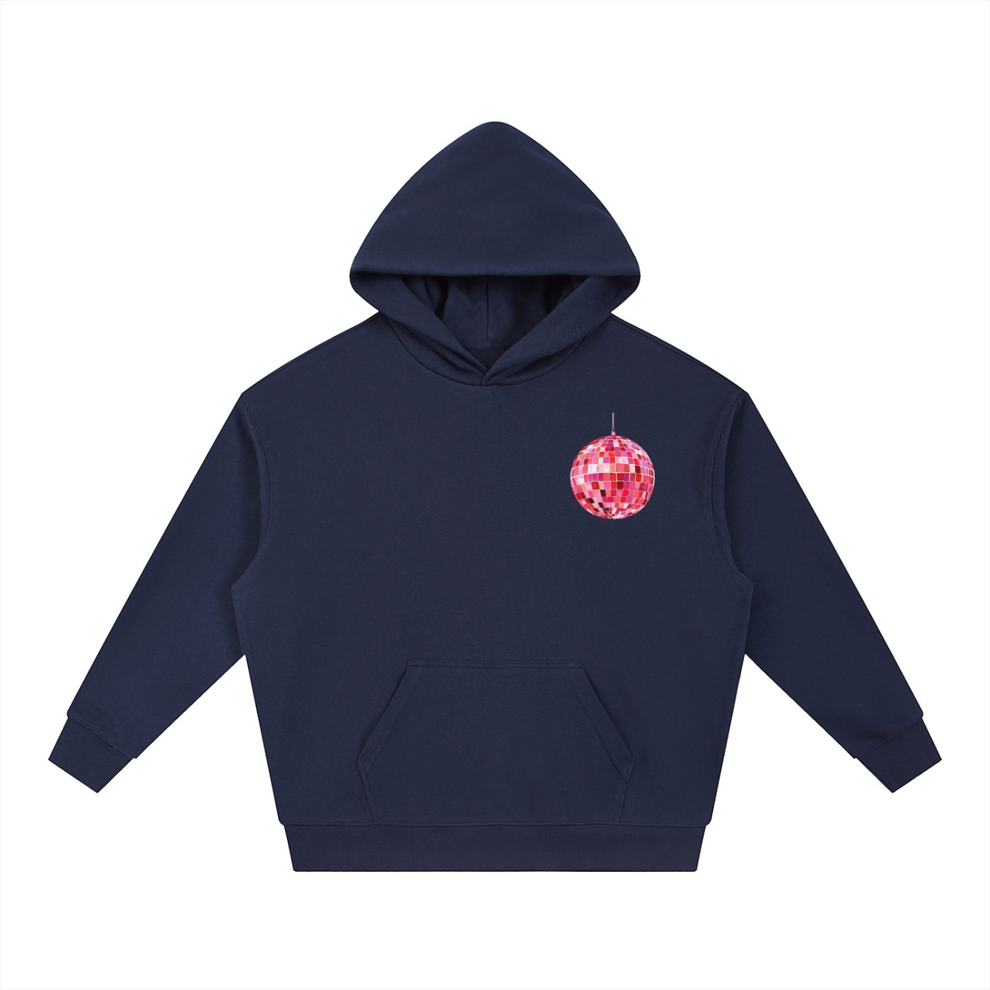 Pink Party All Night Boxy Hoodie
