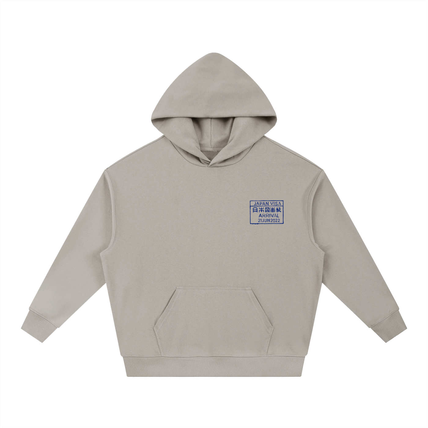 Japan Stamp Boxy Hoodie