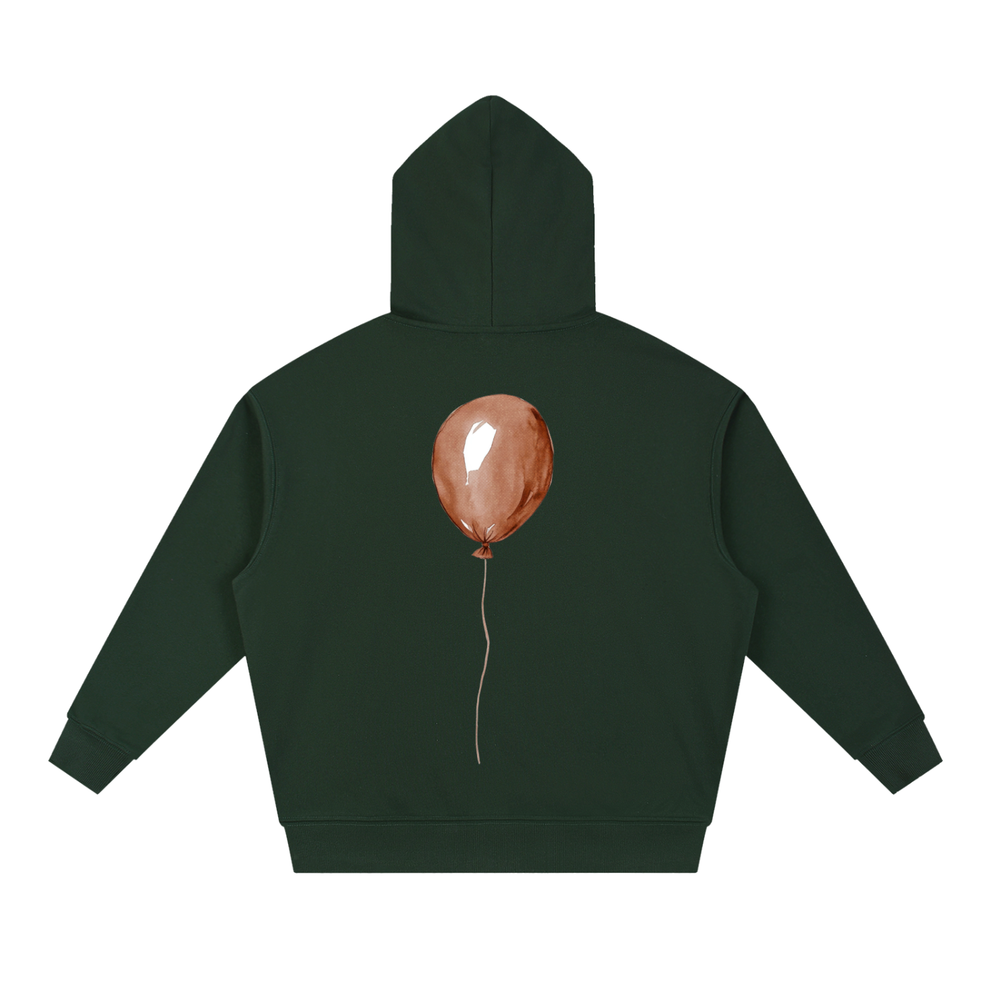 Red Balloon Boxy Hoodie