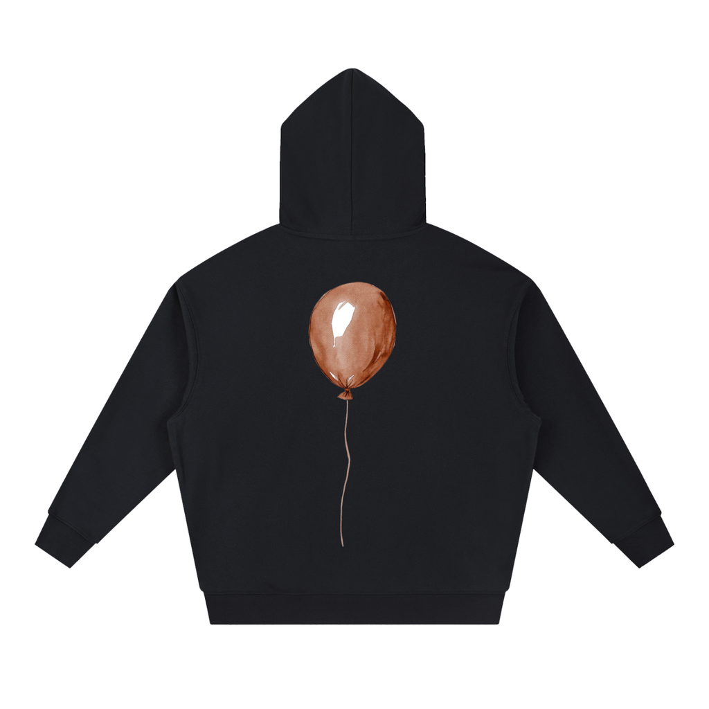 Red Balloon Boxy Hoodie
