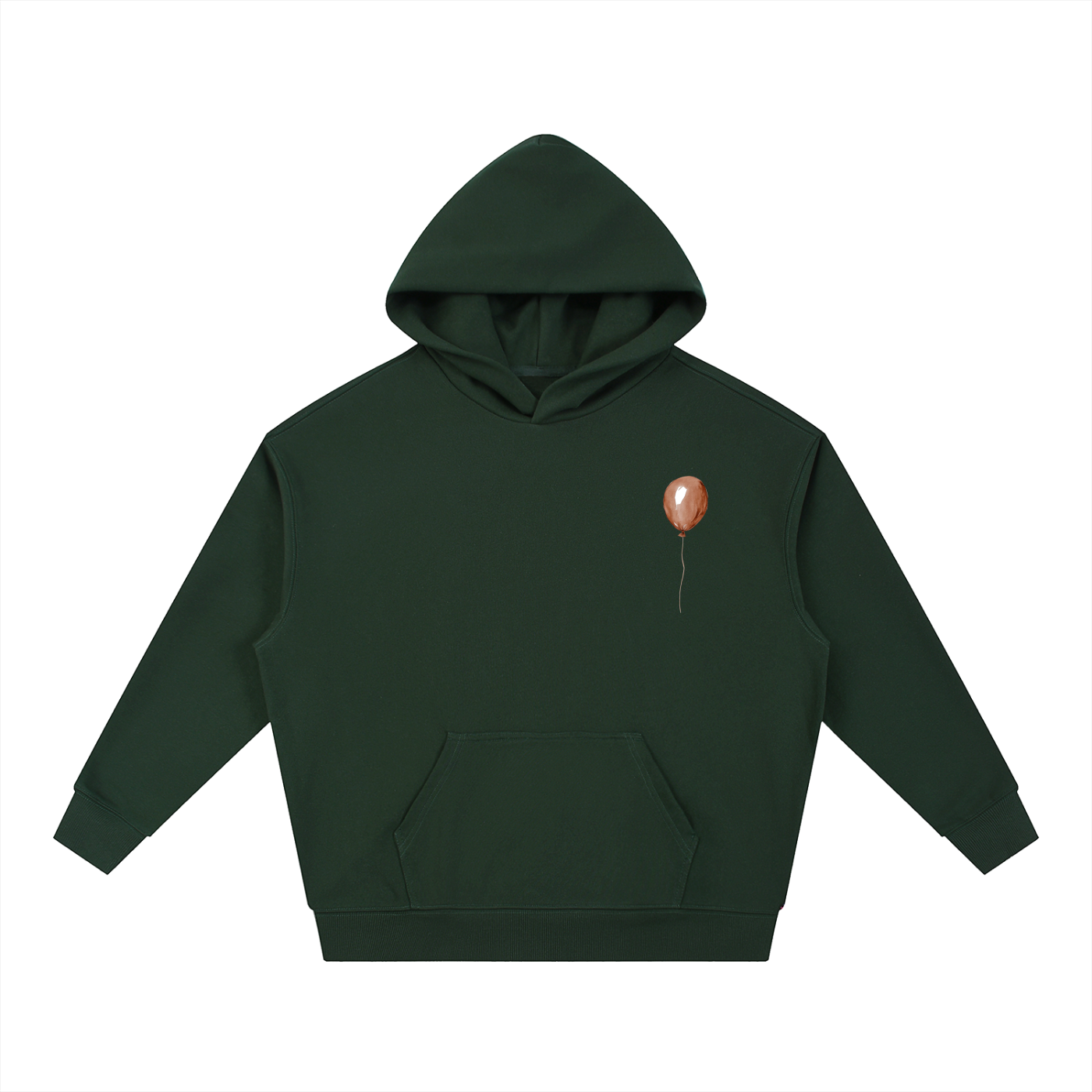 Red Balloon Boxy Hoodie