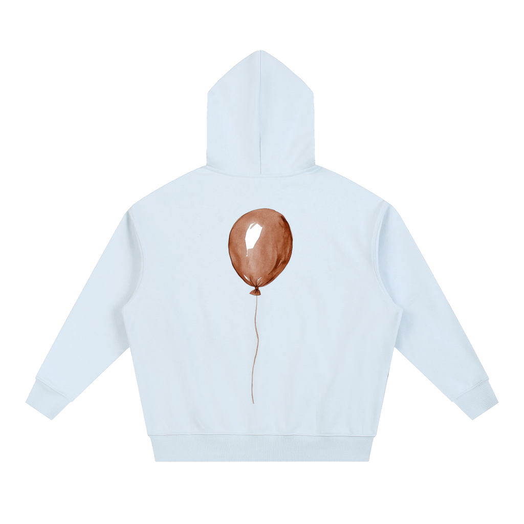 Red Balloon Boxy Hoodie