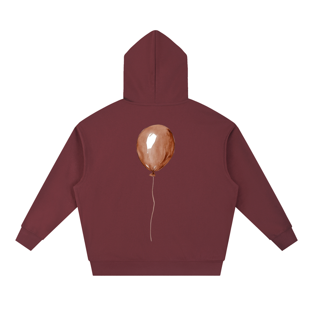Red Balloon Boxy Hoodie