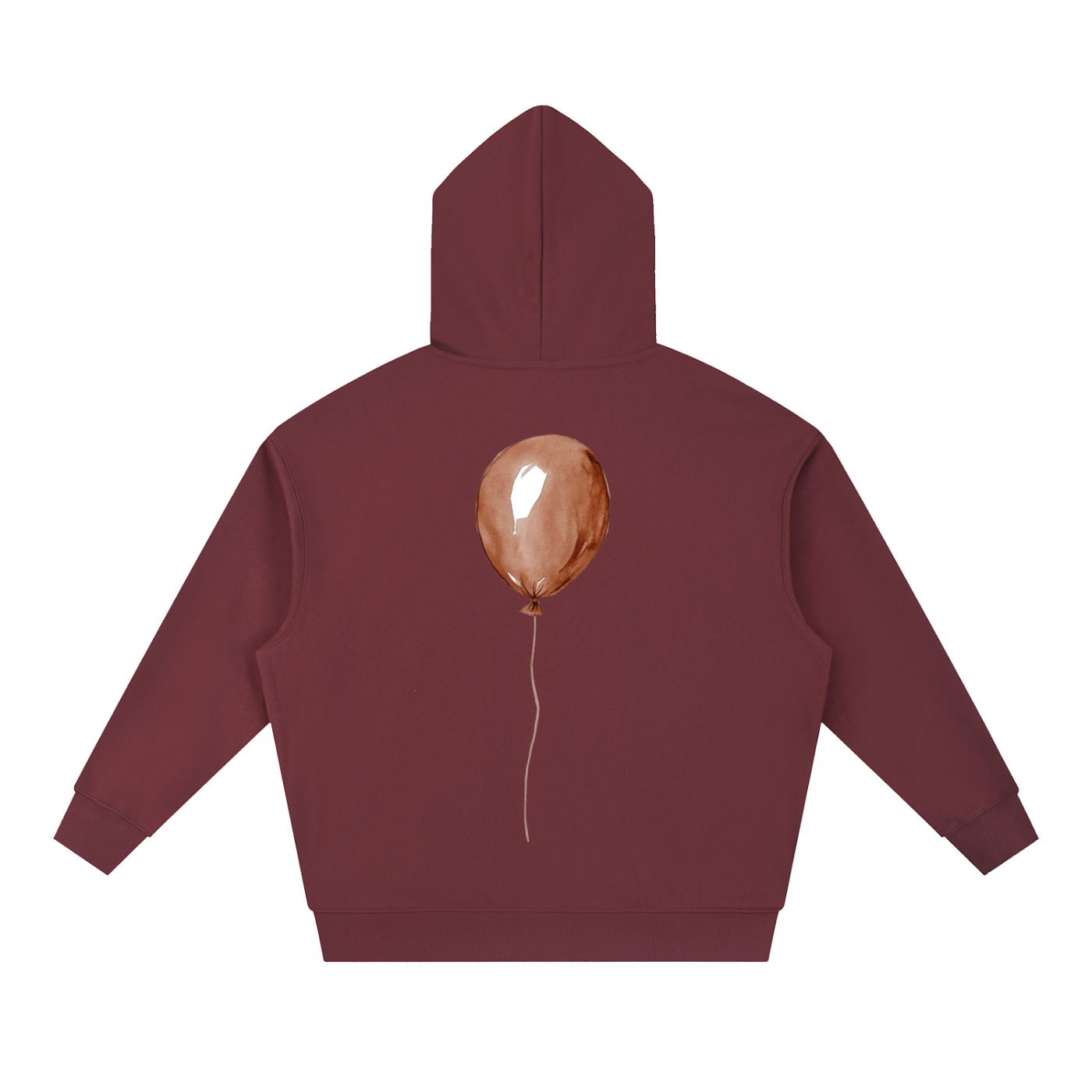 Red Balloon Boxy Hoodie