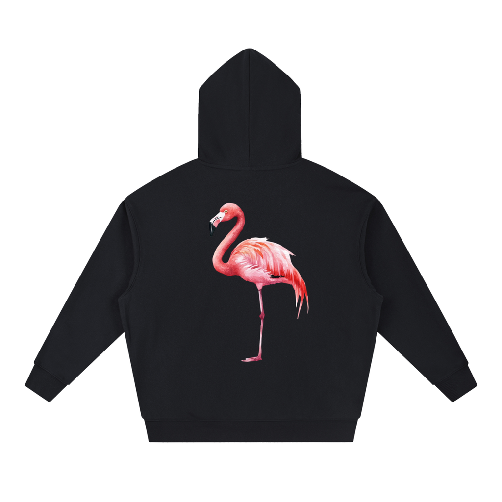 Flamingo Boxy Hoodie