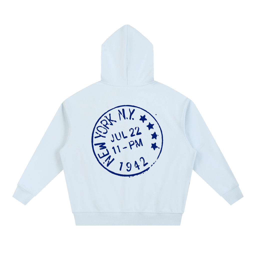 New York Stamp Boxy Hoodie