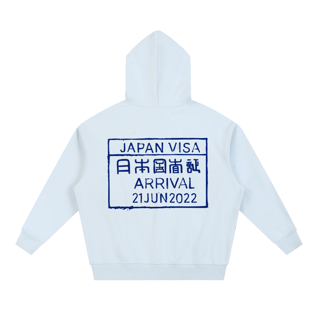 Japan Stamp Boxy Hoodie